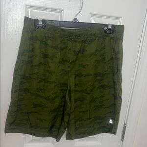 Men's Green Camo Shorts